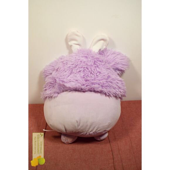 Squishmallows 12" Dilka Lavender Bigfoot with Bunny Ears Plush - Picture 3 of 5